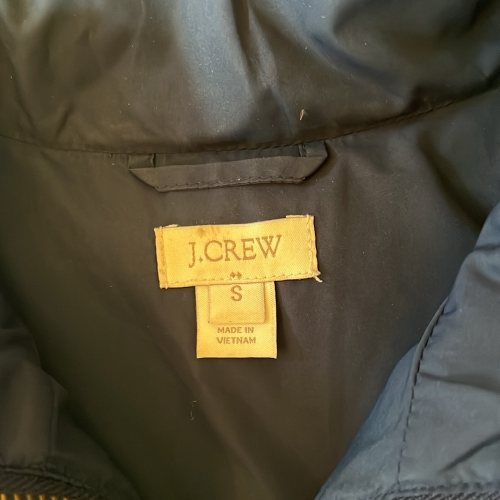 J.Crew factory, blue quilted vest size small - Picture 2 of 3